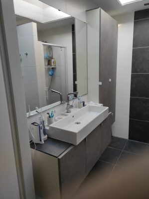 Badkamer Wrap - Dark Concrete Beton