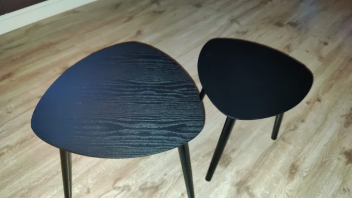 Bijzettafel Wrap - Pure Black Wood