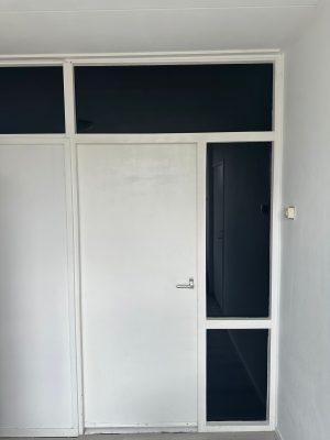 Zwart Privacy Raamfolie