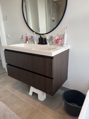 Badkamer Wrap - Ibis -Earth - WRAPPED! Interiorstyling - badkammer wrappen